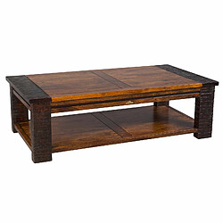 BOIS & CHIFFONS Table basse rectangulaire | Acacia Moon