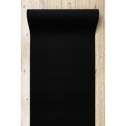 Acheter RUGSX TAPIS DE COULOIR ANTIDÉRAPANT RUMBA couleur unique noir 100 cm 100x250 cm