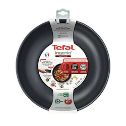 TEFAL L1507702 Ingenio Easy Plus Wok 26 cm, poignée non incluse, antiadhésif, fabriqué en France, tous feux sauf induction pas cher