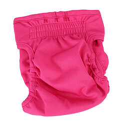 Avis femelle chien chiot pantalons chienne saison menstruel couche-culotte hygiénique rose rouge m