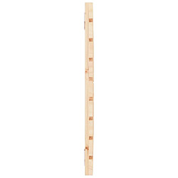 Maison Chic Tête de lit scandinave,Meuble de chambre murale 81x3x63 cm Bois massif de pin -MN13580 pas cher