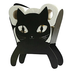 Universal Chaud nouveau noir chat toilette rouleau toilette gratuit permanent métal chaton rangement papier toilette toilette équipée | pas cher