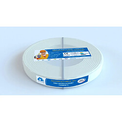 cable réseau - catégorie 6 - utp - lsoh-fr - 2 x 4 paires - couronne de 50 mètres - ivoire - dca - acome m5009c50m