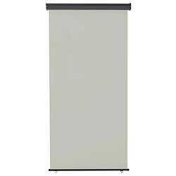 vidaXL Auvent latéral de balcon 122x250 cm Gris