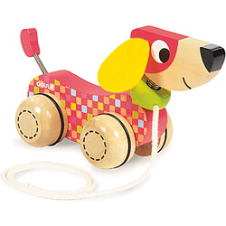 Acheter Goula Chien à tirer multicolor en bois