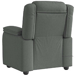 Acheter vidaXL Fauteuil de massage inclinable Gris foncé Tissu