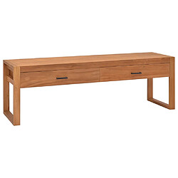 Maison Chic Meuble TV scandinave - Banc TV pour salon 140x40x45 cm Bois de teck -MN69823