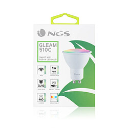 Acheter Ampoule à Puce NGS Gleam510C RGB LED GU10 5W Blanc 460 lm