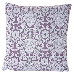 Mendler Coussin de décoration, aspect baroque, coussin avec bourrage, lilas, 45x45cm