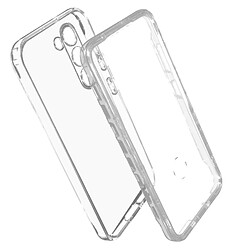 Avizar Coque pour Galaxy S23 Intégrale Arrière Souple et Avant Rigide Transparent