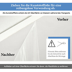 Acheter ComfortXL Meuble Tv Blanc Laqué - 1,6 Mètre De Longueur, Étagère En Verre Réglable