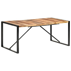 vidaXL Table à manger 180x90x75 cm bois massif 