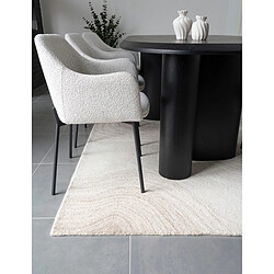 EPIKASA Tapis de Salon Rectangulaire Surat, Beige, Laine, 160x230x1 cm pas cher