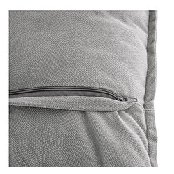 Avis Pegane Coussin coloris gris clair en polyster - L. 45 x l. 45 cm