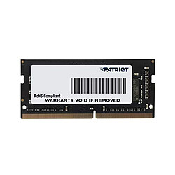 Patriot Memory Signature Mémoire PC 32Go DDR4 2666MHz CL 19 SODIMM Noir