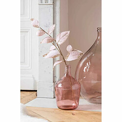 Paris Prix Vase Design en Verre Bouteille Déco 30cm Rose