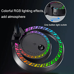 Yonis Microphone USB Effet RGB Son Clair Stable pas cher