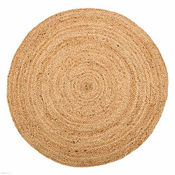 BigBuy Home Tapis 120 x 120 x 1 cm Naturel Jute