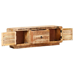 Maison Chic Meuble TV scandinave - Banc TV pour salon 120x30x40 cm Bois de manguier brut -MN42034