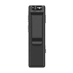 Chrono Mini caméra corporelle, caméscope de poche portable 1080P avec détection de clip/mouvement(Noir)