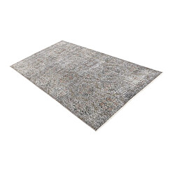 Avis Vidal Tapis de laine 198x107 gris Ultra Vintage