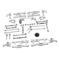 Acheter Kit De Pièces De Mise à Niveau En Métal Pour WLtoys 1:14 144001 1:12 124018 124019 Argent