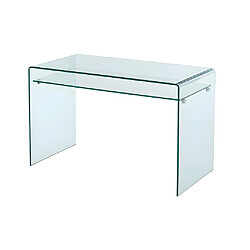 Vente-Unique Bureau STILEOS - 1 niche - Verre trempé