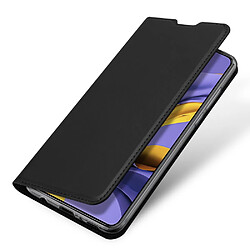 Acheter Dux Ducis Coque en TPU retourner avec porte-carte noir pour votre Samsung Galaxy A51