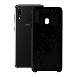 Totalcadeau Coque de protection compatible Samsung Galaxy A30 Soft Couleur - Noir pas cher