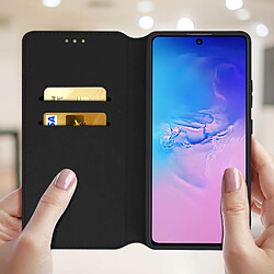 Avis Avizar Housse Samsung Galaxy S10 Lite Étui Folio Portefeuille Fonction Support Noir