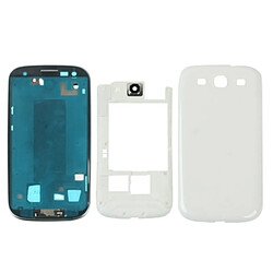 Wewoo Blanc pour Samsung Galaxy SIII / i9300 Châssis complet