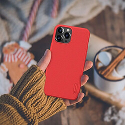 Alive Records Nillkin Super Frosted Shield Pro - Coque pour Apple iPhone 13 Pro Max (Rouge) pas cher