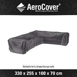 Acheter Aerocover Housse de protection respirante pour ensemble de mobilier extérieur Pour ensemble mobilier angle droit 330x255x100xH70 cm.