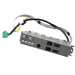 Front Panel I/O Dell 09F4N6 9F4N6 Optiplex 390 3010 SFF USB Audio - Occasion