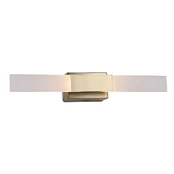 Vente-Unique Applique de salle de bain LED en métal - L. 30 cm - Doré - HORSHAM