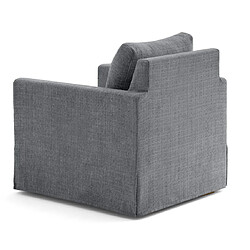 Avis Lisa Design Serena - fauteuil déhoussable en velours texturé