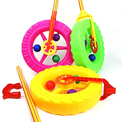 Wewoo Jouet pour Le chariot joue la livraison aléatoire de couleur de poussoir de roue simple de marcheur de bébé pas cher