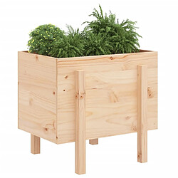 Avis Maison Chic Jardinière,Bac à fleurs - pot de fleur 62x50x57 cm bois massif de pin -GKD89261