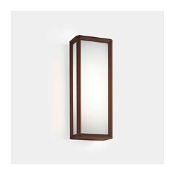 Leds C4 Lanterne de jardin Skat Polycarbonate,aluminium blanc,marron 1 ampoule 50cm