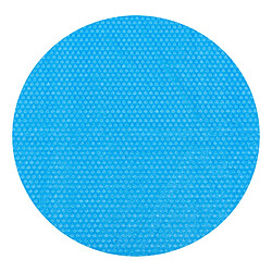 Helloshop26 Bâche solaire de piscine ronde diamètre 244 cm polyéthylène bleu 03_0006676