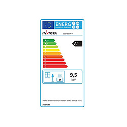 Poêle à granulés de bois 9.5kw gris - P941978 - INVICTA