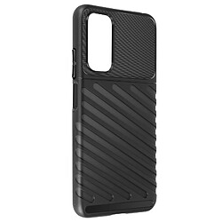 Avizar Coque pour Xiaomi Redmi Note 11 et 11s Silicone Effet Strié Antidérapant Noir