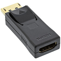 Adaptateur DisplayPort, InLine®, prise DisplayPort sur prise HDMI femelle noir