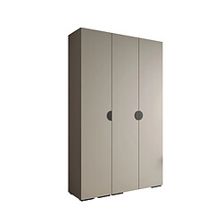 Abiks Meble Armoire Inova 4 À Portes Battantes 236,7/150/47 3 Portes (gris/nero)