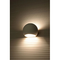 Acheter Luminaire Center Applique murale GLOBE céramique blanc 1 ampoule