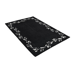 Vidal Tapis de laine 183x122 noir Darya