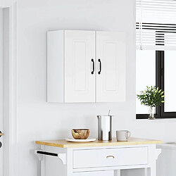 Avis vidaXL Armoire murale de cuisine Kalmar blanc bois d'ingénierie