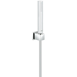 ensemble de douche - euphoria cube - avec douchette / support mural et flexible - chromé - grohe 27702000