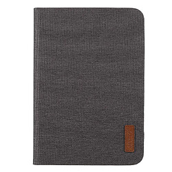 Etui en PU texture, auto-absorbée gris foncé pour votre Apple iPad mini (2021)