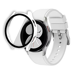 Coque en TPU caoutchoutée blanc pour Samsung Galaxy Watch4 40mm